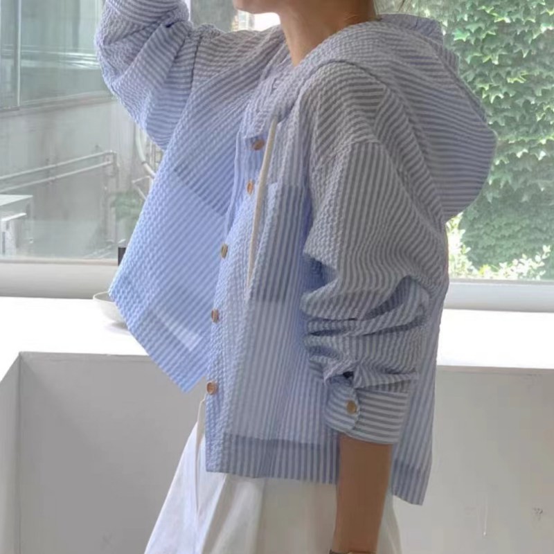 Sewing Garments - Dames shirt zomermode zonnescherm lange mouw