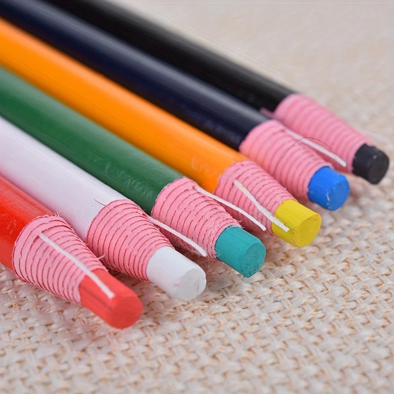 Tailor Chalk Marker - [5 Sticks Naaipotloden] Handgemaakte wateroplosbare naaimarkeerstiften