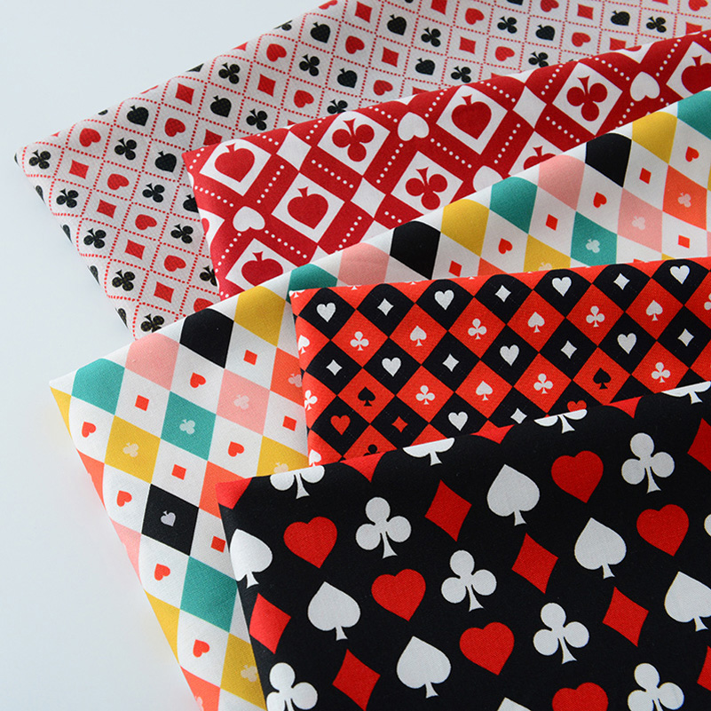 Sewing By - Ins Poker Element Katoen Digitaal Afdrukken