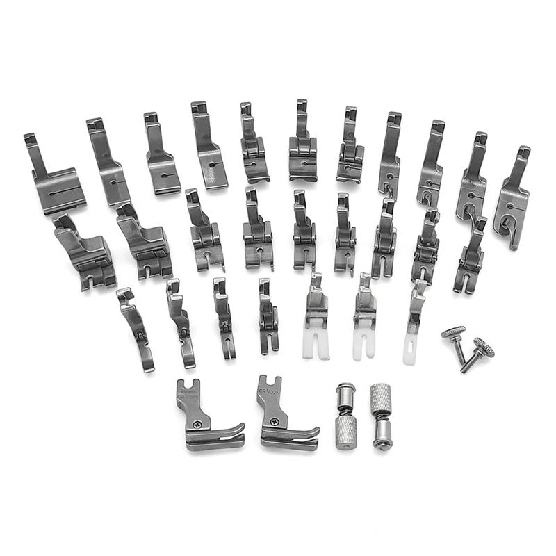 Rolled Hem Foot - A84E-31 PCS Persvoet Set 2 Wisselbare