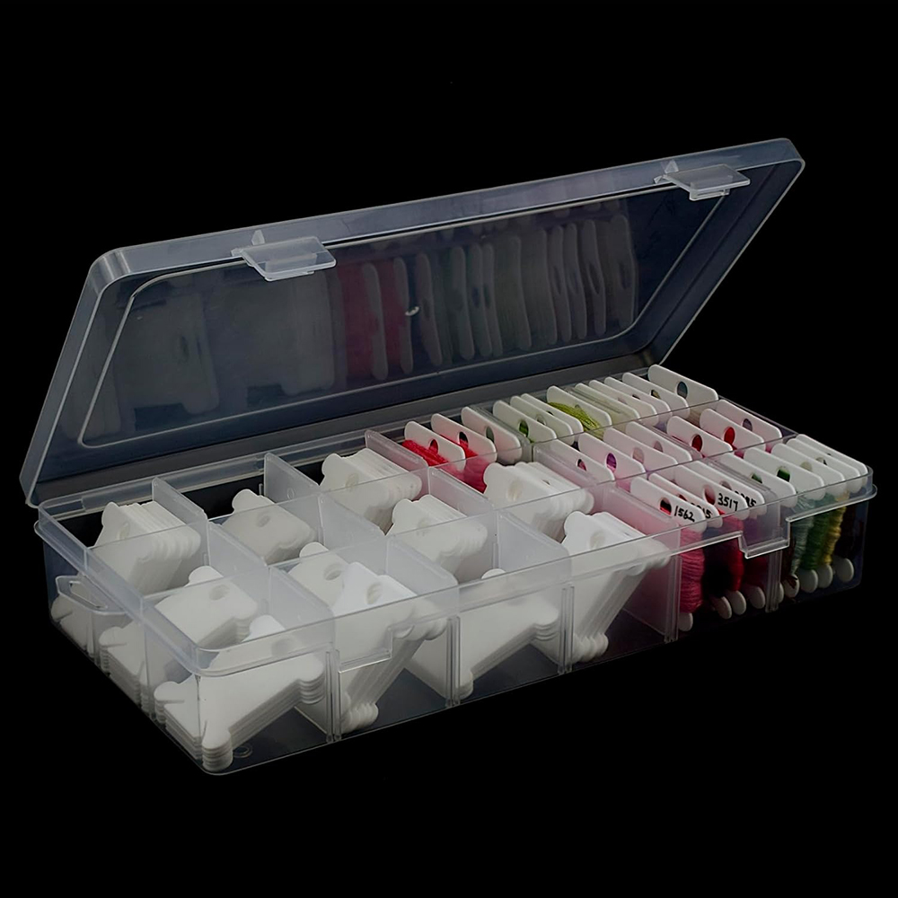 Borduurgaren Organizer met 18  - Embroidery Floss Thread recensie en prijs