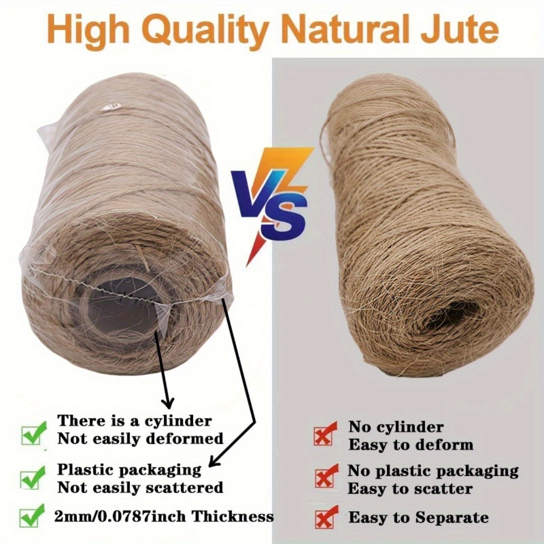 2/3/4mm Natuurlijke Jute Touw  - Sewing Thread In Textile recensie en prijs