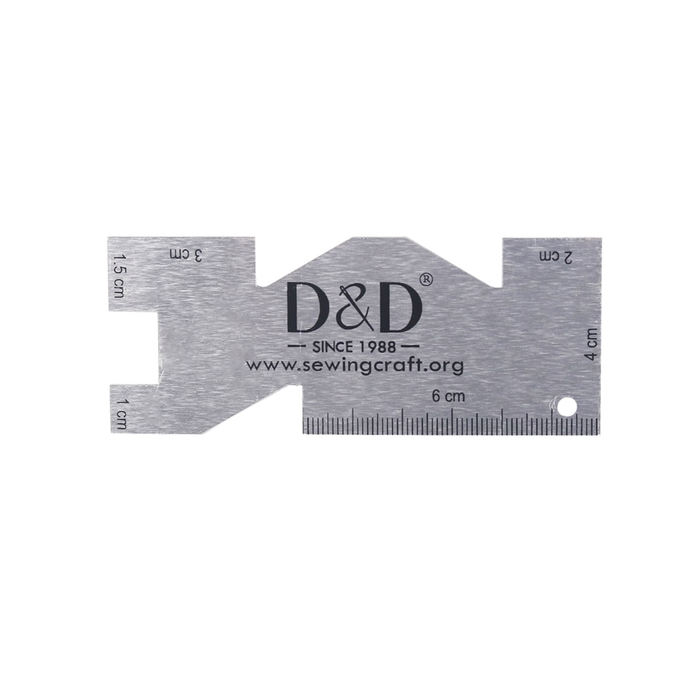 Metalen Meetmeter Quiltliniaal - Sewing Gauge Ruler recensie en prijs