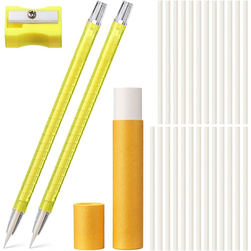 Witte navulbare textielmarkers - Tailor Chalk Marker recensie en prijs