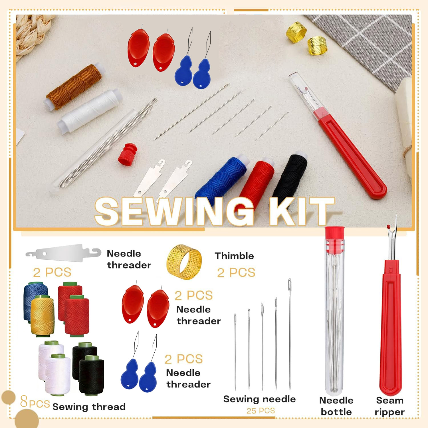 43-delige Big Eye naaldset, hu - Sewing Garments recensie en prijs