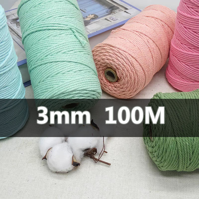 3mm 100M Macrame Koord Touw Ka - Sewing Thread In Textile recensie en prijs