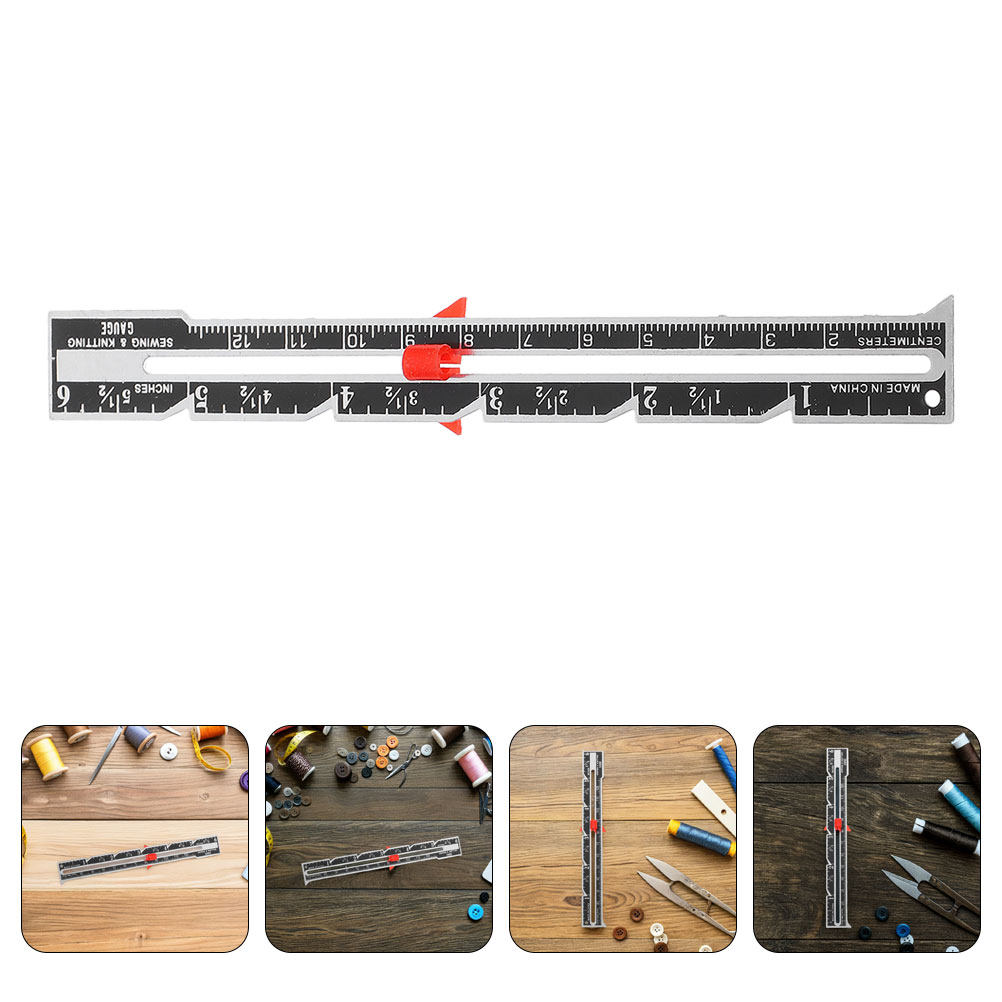 8-delige ergonomische naailini - Sewing Gauge Ruler recensie en prijs