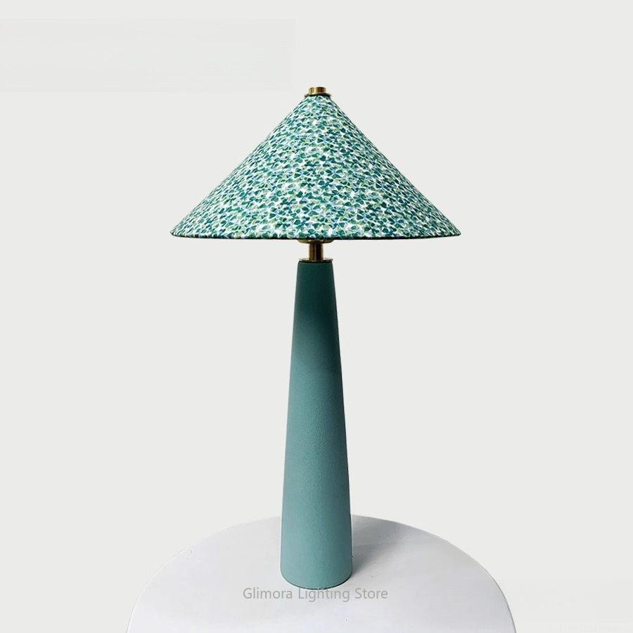 Blauwgroene tafellamp in parap - Century Textile & Sewing Supply Saskatoon Sk recensie en prijs